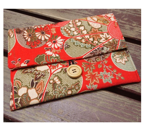 Japan Red Fabric iPad Mini Case Cover Sleeve